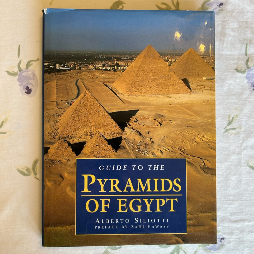 90s Vintage Academia Guide to the Pyramids of Egypt Book